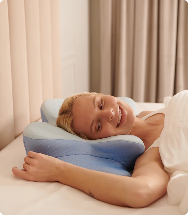 Derila Ergo Pillow &mdash; In Use Sleep Position Support